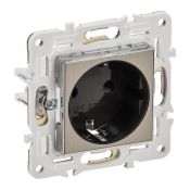 Штепсельная розетка встраиваемая IEK SKANDY 16А SK-R14-16-K50 SK-R04N с з/к без з/ш металл никел Штепсельная розетка встраиваемая IEK SKANDY 16А SK-R14-16-K50 SK-R04N с з/к без з/ш металл никел
