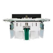Штепсельная розетка встраиваемая IEK SKANDY 16А SK-R14-16-1-K02 SK-R06B с з/к и шторками безвинтовое крепление черный