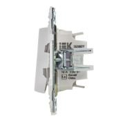 Выключатель встраиваемый двухклавишный IEK SKANDY SK-V20-0-10-K01 SK-V04W арктический белый