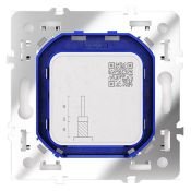 Розетка телевизионная встраиваемая VOLTUM S70 оконечная TV+SAT белый глянцевый