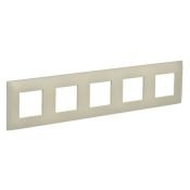 Рамка пластик 5 постов IEK SKANDY SK-M52-K10 SK-F01B бежевый Рамка пластик 5 постов IEK SKANDY SK-M52-K10 SK-F01B бежевый