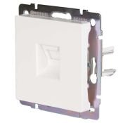 Розетка встраиваемая телефонная  WERKEL WL01-RJ-11 / W1182001 белый