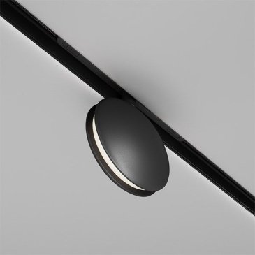 Трековый светильник  6W Белый дневной Контур/Outline Exility 180deg TR090-2-6W4K-B IP20 на магнитный шинопровод черный