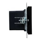 Розетка встраиваемая USB IEK BRITE A+C 18Вт BR-U22-018-K02 РЮ11-1-БрЧ черный