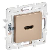 Розетка встраиваемая HDMI IEK SKANDY SK-H10-K98 SK-H01Sa песочный