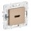 Розетка встраиваемая HDMI IEK SKANDY SK-H10-K98 SK-H01Sa песочный