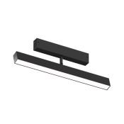 Трековый светильник однофазный  18W Белый-MIX SMART LINEAR DK8018-BK IP20 на шинопровод управляемый черный