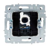 Розетка встраиваемая компьютерная IEK BRITE BR-K10-1-K53 РК10-БрГ RJ45 кат.5E графит