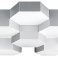 Люстра накладная Lightstar светодиодная  80W Белый дневной FAVO 750164  фигурная хром
