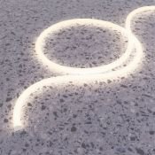 Гибкий неон  250W Белый дневной 433002 360° с фиксацией изгибов 25мм 48V 4000K IP65