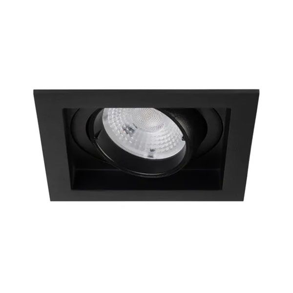Встраиваемый светильник  12W Белый дневной 058370 MS-VORTEX-BUILT-S90x90 (BK-BK, 20 deg, 230V) IP20 поворотный прямоугольный черный