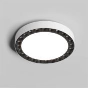 Накладной светильник  36W Белый дневной DENKIRS DUAL DK2841-WB 230V круглый белый/черный