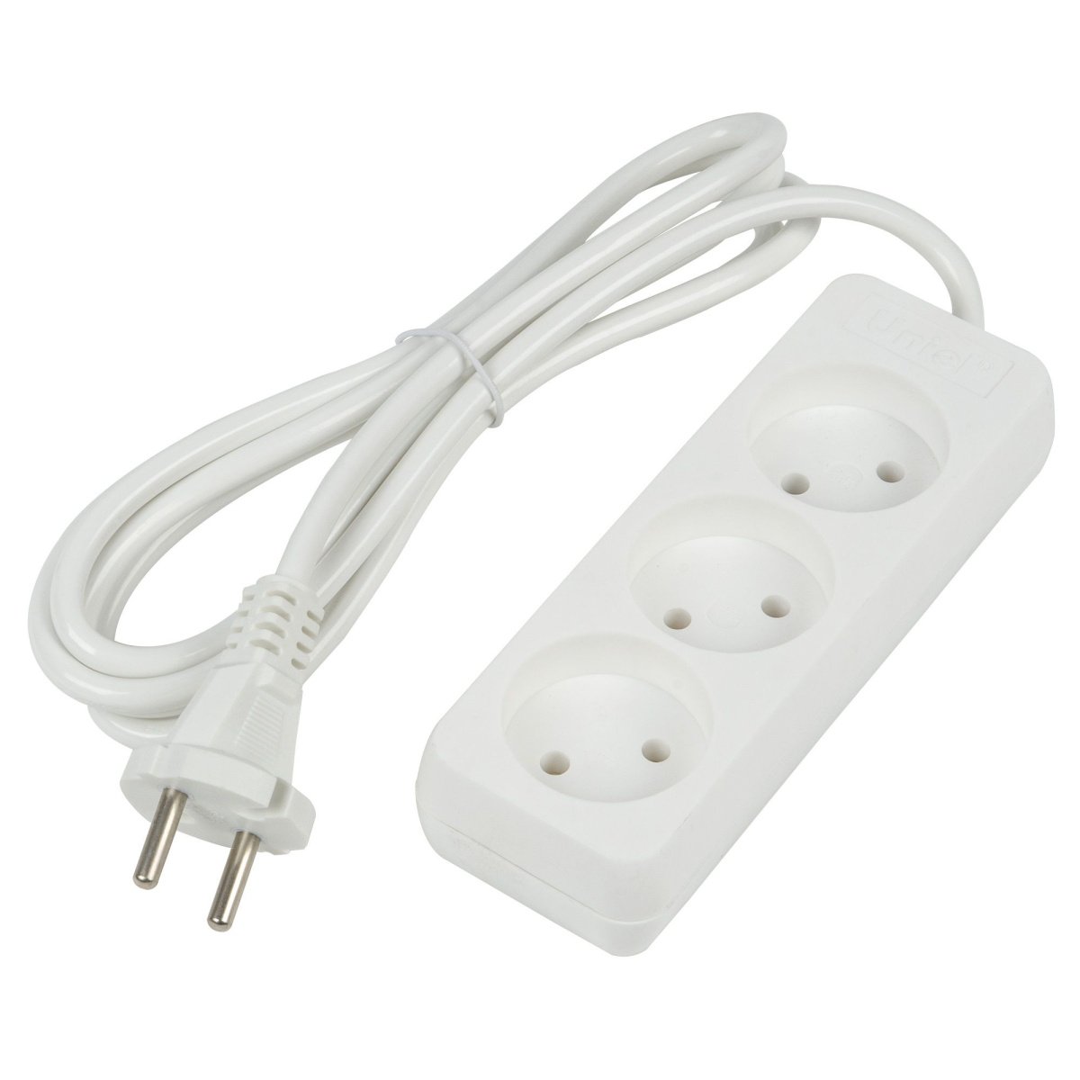 удлинитель без заземления Uniel UL-00009979 S-CU3-1.5 WHITE 1,5м Ultra