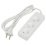 удлинитель без заземления Uniel UL-00009979 S-CU3-1.5 WHITE 1,5м Ultra