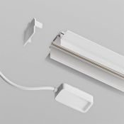 Ввод питания провод 2м Radity TRA084B-12W-200 встраиваемый белый