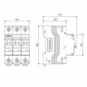 Автоматический выключатель 3-пол. 40А W903P404 C40 4,5кА