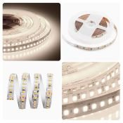 Светодиодная лента Белый теплый 2835 24V 18W/m 120Led/метр 00-301 PRO 10мм IP20 Светодиодная лента Белый теплый 2835 24V 18W/m 120Led/метр 00-301 PRO 10мм IP20
