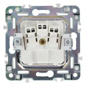 Штепсельная розетка встраиваемая IEK SKANDY 16А SK-R11-16-K02 SK-R05Bl с з/к без з/ш черный