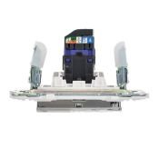 Розетка встраиваемая компьютерная IEK SKANDY SK-K10-2-K50 SK-K02N RJ45 кат.6 металл никель