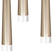 Подвесной светильник без лампы Lightstar 807083 PUNTO 8х25W G9 конус хром/шампань