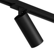 Трековый светильник однофазный  15W SOLID SCOPE DK6060-BK под лампу GU10 IP20 на шинопровод черный
