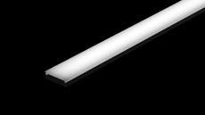 комплект профиля DesignLed с экраном LE.6332 встраиваемый ANOD