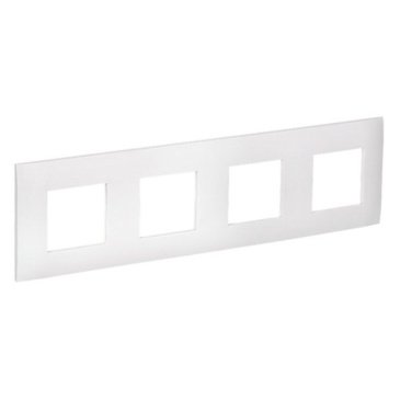 Рамка пластик 4 поста IEK SKANDY SK-M42-K01 SK-F04W арктический белый
