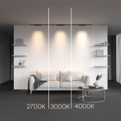 Трековый светильник 15W Белый теплый TR193-1-15W2.7K-M-B Точки / Points Levity 2700К чёрный