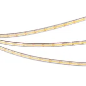 Светодиодная лента Белый теплый CSP 24V  7.2W/m 400Led/метр  герм (PS - силиконовая экструзия) 041700 COB-PS-X400-7mm 2700K IP67