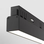 Трековый светильник  12W Белый дневной TR030-2-12W4K-B Базис / Basis Exility 4000K  TR030-2-12W4K-B на магнитный шинопровод черный