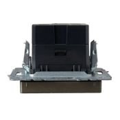 Розетка встраиваемая USB IEK BRITE A+C 18Вт BR-U22-018-K37 РЮ11-1-БрШ шампань