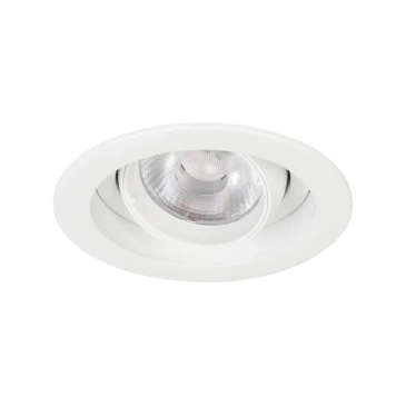 Встраиваемый светильник  12W Белый дневной 057758 MS-VORTEX-BUILT-R90 (WH-WH, 40 deg, 230V) IP20 поворотный круглый белый