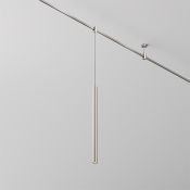 Трековый подвесной светильник 5W Белый теплый TR156-1-5W3K-PT Фокус / Focus Led Flarity IP20 платина