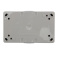 Блок горизонтальный 2 розетки INDUSTRIAL KR-78-0613 с/з серый IP54 KRANZ