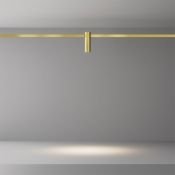 Трековый светильник 5W Белый теплый TR143-1-5W3K-W-BS Фокус / Focus Led Flarity IP20 латунь