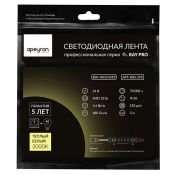 Светодиодная лента Белый теплый 2216 24V  5.4W/m 120Led/метр R00-378 4мм