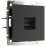 Розетка встраиваемая компьютерная  одиночная WERKEL Ethernet  RJ-45 W5120108 черный матовый
