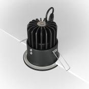 Встраиваемый светильник  12W Белый дневной DL034-L12W4K -D-B Зум/Zoom 60deg 230V IP65 круглый белый