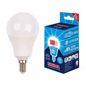 светодиодная лампа шар  G60 Белый дневной  12W UL-00010993 LED-G60-12W-4000K-E14-FR-NR Norma