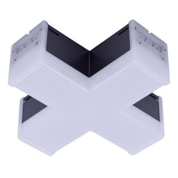 Накладной светильник  12W Белый дневной UL-00013261 ULO-N11X-12W-4000K IP40 BLACK X-образный черный