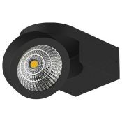 Накладной светильник  10W Белый теплый 055173 SNODO LED 23deg 220V поворотный круглый черный