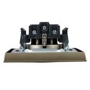 Штепсельная розетка встраиваемая IEK BRITE 16А BR-R14-16-K37-F РСР14-1-0-БрШ с з/к и шторками в сборе шампань