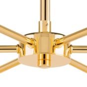 Люстра подвесная Lightstar без лампы 816061 DUMO 6х40W E14 латунь/золото