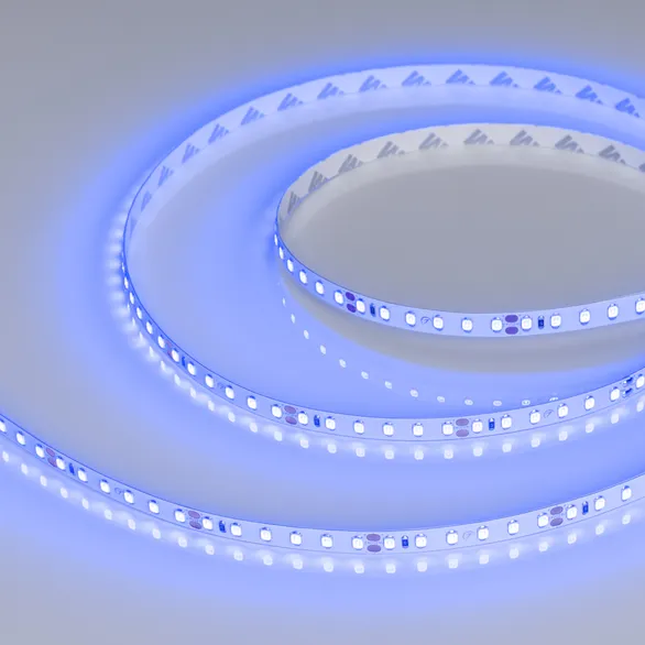 Светодиодная лента Синий 2835 24V  9.6W/m 120Led/метр 008783(3) RT-A120-8mm LUX