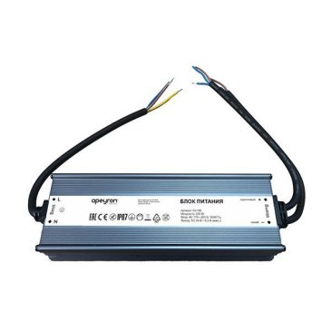 Блок питания (AC-DC) 24V 200W 03-169 Стандарт герм IP67 металл