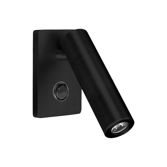 светильник  3W Белый теплый 052937 SP-READER-S60x86 220V бра  накладной черный