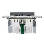Штепсельная розетка встраиваемая IEK SKANDY 16А SK-R14-16-1-K03 SK-R06Gr с з/к и шторками безвинтовое крепление серый