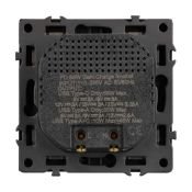 Розетка встраиваемая USB A+C Arlight 3,25A SCT-NOBE-MUAC-SFPL-FC-BK 054317 черный