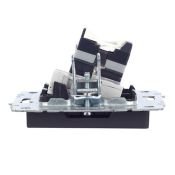 Розетка двойная RJ11+RJ45 кат.5E РК/Т12-БрГ графит BR-KT20-O-1-K53 BRITE IEK
