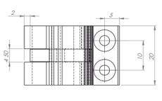 Держатель настенный  Wall-arm для ALU-ROUND  металл 015535